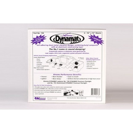 Rbl Products DYNAMAT -BOX OF 4 RB138